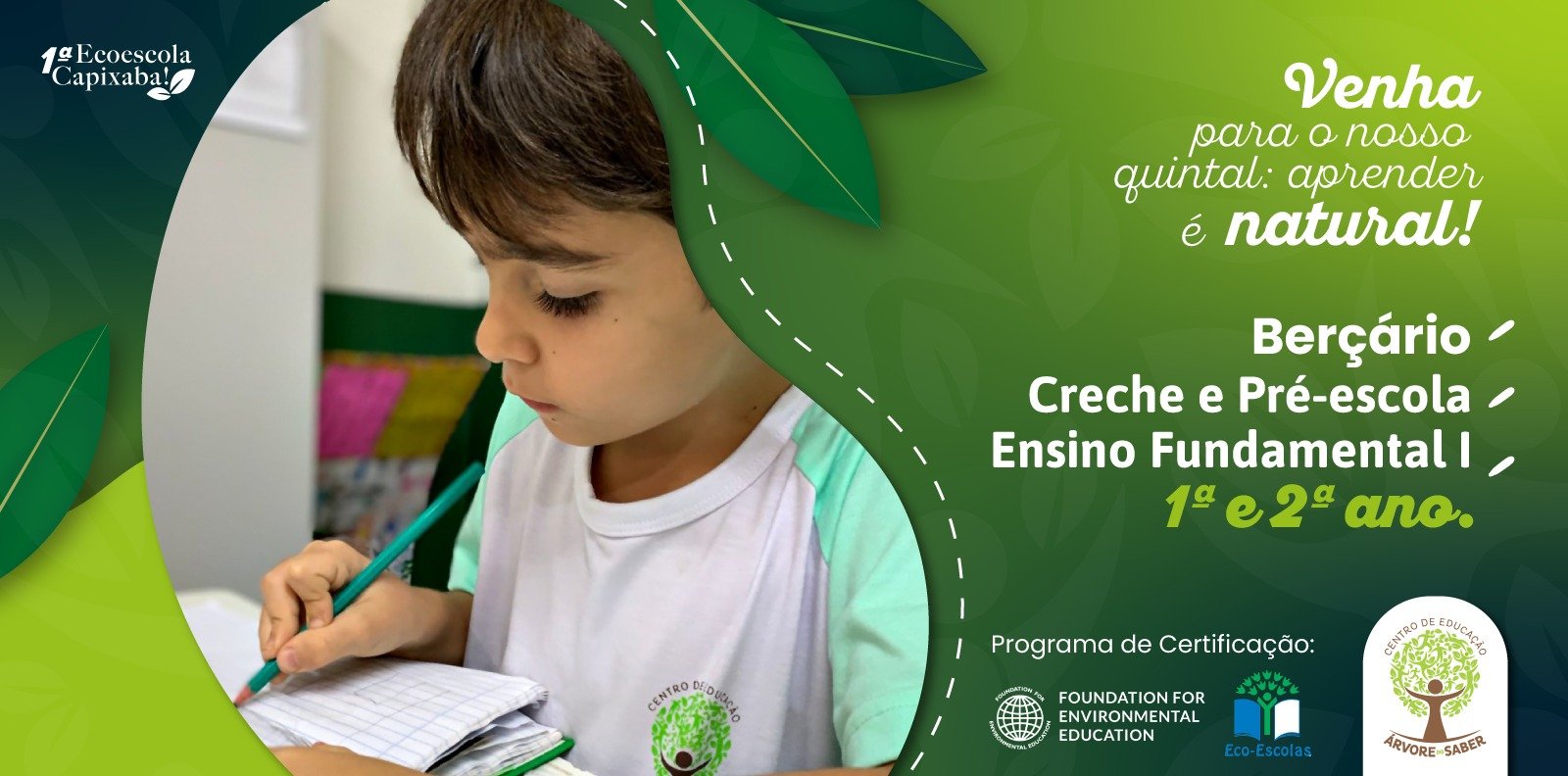 Banner Abertura - Ecoescola Árvore do Saber
